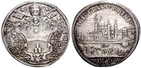 Clemente XI (1700-1721) Mezza piastra 1705 A. V - Munt. 52 AG (g 15,84) R
Grading/Stato:BB