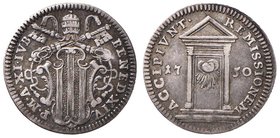 Benedetto XIV (1740-1758) Grosso 1750 A. XI Giubileo - Munt. 53 AG (g 1,35)
Grading/Stato:qBB
