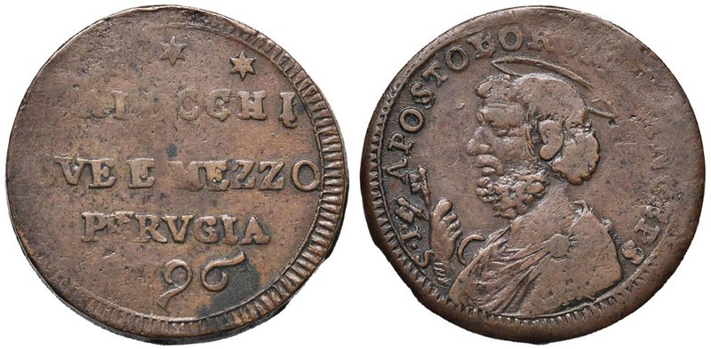 Pio VI (1775-1799) Perugia - Sampietrino 1796 - Munt. 392 CU (g 17,36)
Grading/...