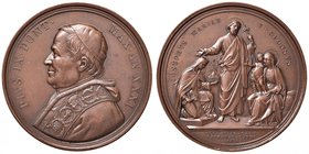 Pio IX (1845-1878) Medaglia A. XXXI - Opus: I. e F. Bianchi - Bart. 876 AE (g 37,46)
Grading/Stato:qFDC