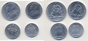 PIO XII (1939-1958) 1010, 5, 2 e 1 lira 1948 - Nomisma744a It lotto di 4 monete
Grading/Stato:SPL-FDC