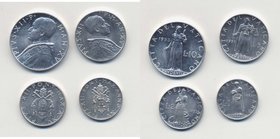 PIO XII (1939-1958) 10, 5, 2 e 1 lira 1953 - Nomisma749a It lotto di 4 monete
Grading/Stato:SPL-FDC