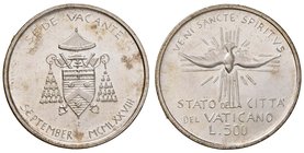 Sede Vacante (1978) 500 Lire 1978 Settembre - AG (g 11,00)
Grading/Stato:FDC