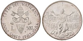 Giovanni Paolo II (1978-2005) 500 Lire 1983-1984 Anno Santo - AG (g 11,00)
Grading/Stato:FDC