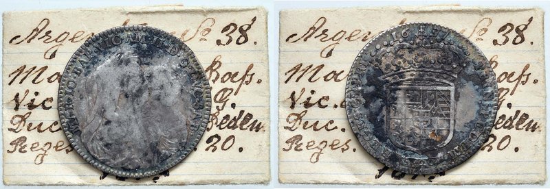 Vittorio Amedeo II (reggenza, 1675-1680) Lira 1677 - MIR 838c AG (g 5,83) Con ca...