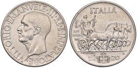 Vittorio Emanuele III (1900-1946) 20 Lire 1936 - Nomisma 1094; Pag. 681 AG R Minimi segnetti 
Grading/Stato:SPL+