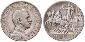 Vittorio Emanuele III (1900-1946) 2 Lire 1911 - Nomisma 1160; Pag. 734; Mont. 149 AG RR
Grading/Stato:MB+