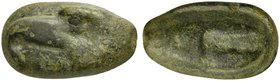 Sicily, Akragas, Cast Onkia, ca. 440-430 BC
AE (g 4,98; mm 19)
Head of eagle, Rv. crab of claw. Westermark, Coinage, 528; CNS 8.
Green patina and a...