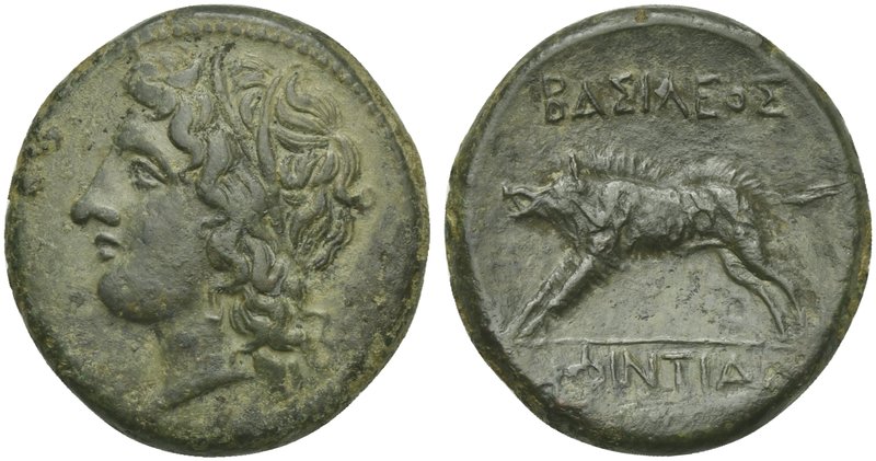 Sicily, Akragas, Bronze struck under Phintias, ca. 287-279 BC
AE (g 6,79, mm 22...
