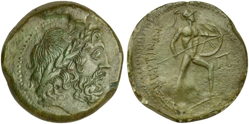 Sicily, Messana under Mamertinoi, Pentonkion, ca. 220-200 BC
AE (g 11,55; mm 27...