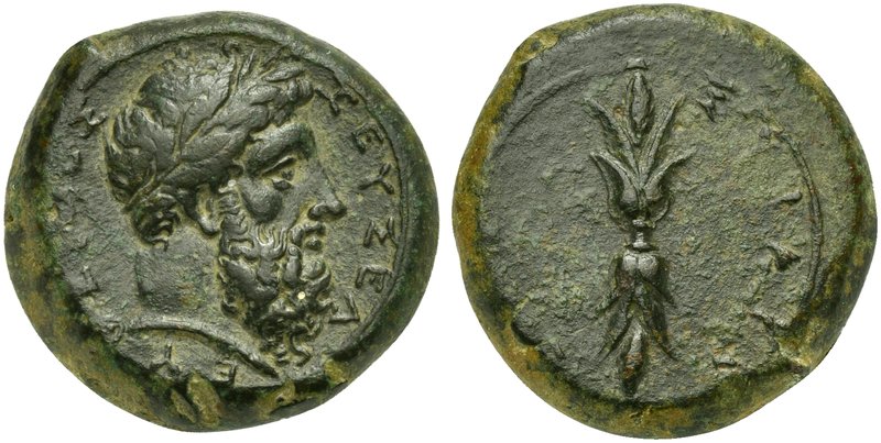 Sicily, Syracuse, Hemidrachm struck under Dion, ca. 357-354 BC
AE (g 15,49; mm ...