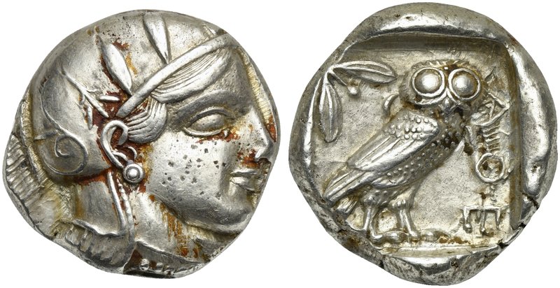 Athens, eastern-contemporary imitation of a Tetradrachm, 5th - 4th century BC
A...