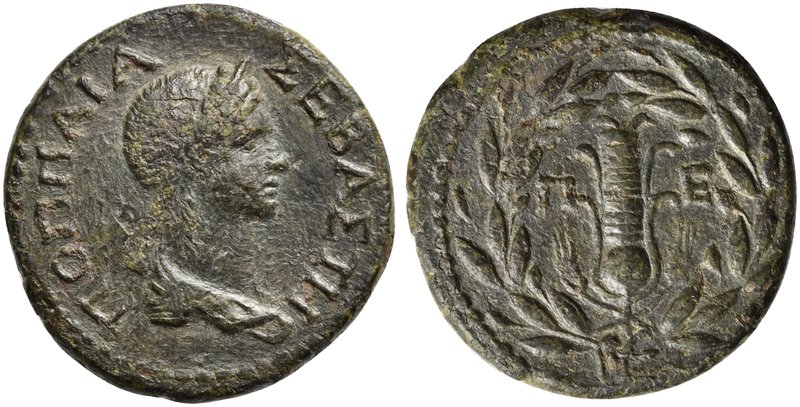 Poppaea, Bronze struck under Nero, Thrace: Perinthus, AD 62-65
AE (g 8,70; mm 2...