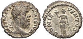 Pescennius Niger (193-194), Denarius, Antioch, AD 193-194
AR (g 2,20; mm 18; h 6)
IMP CAES C PESC - NIGER IVS A, laureate head r., Rv. BONI E - VENT...