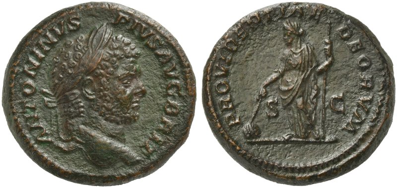 Caracalla (198-217), As, Rome, AD 210-213
AE (g 12,72; mm 25; h 6)
ANTONINVS -...