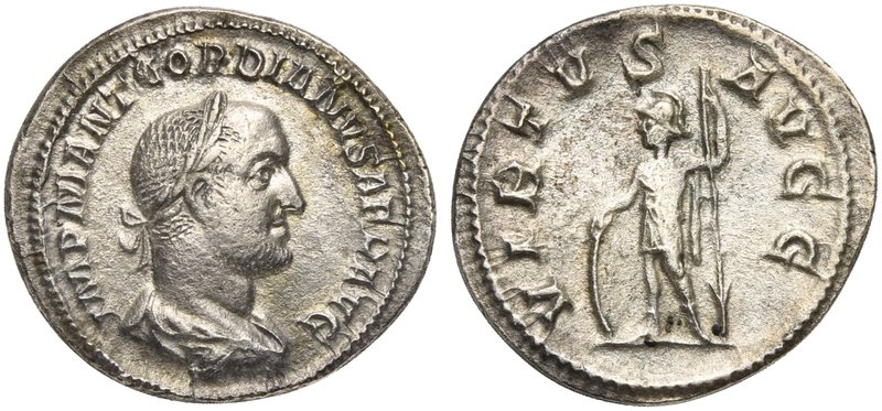 Gordian II (238), Denarius, Rome, March - April AD 238
AR (g 2,62; mm 20; h 6)...