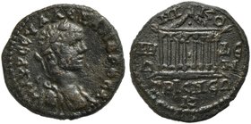 Severus Alexander, Bronze, Bithynia: Nicomedia, AD 222-235
AE (g 4,61; mm 20; 2)
Octastyle temple. Rec. Gen. 326.
Rare, dark patina, about extremel...