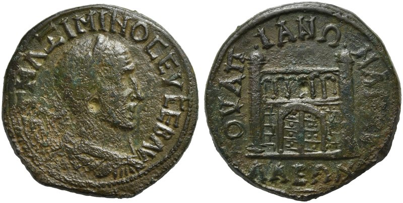 Maximinus I, Bronze, Thrace: Anchialus, AD 235-238
AE (g 10,83; mm 26; h 12)
C...