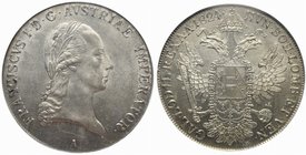 Austria, Wien, Francis II (1792-1835), Thaler, 1824
AR
Kr 2162.
NGC encapsulation graded MS 63.