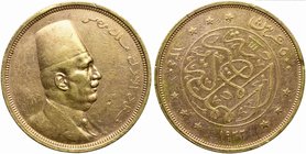 Egypt, Fuad I (1917-1936), 500 Piastres, 1922
AV (g 42,50; mm 36)
British Royal Mint. KM 342.
Good very fine.

From the Amedeo Guillet Collection...