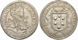 Italy, Pisa, Ferdinando I de Medici (1595-1608), Tallero, 1601
AR (g 28,62; mm 42, h 6)
CNI 14/22; MIR 443/3.
Good very fine - about extremely fine...