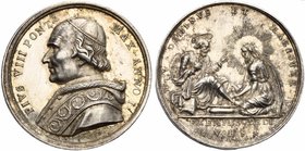 Italy, Papal State, Pius VIII (1829-1830), Lavanda, Medal, 1829, opus: G. Girometti
AR (g 17,29; mm 32; h 12)
Patrignani 11.
Very rare, cabinet ton...