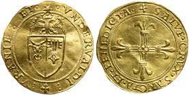 Switzerland, Bernardino Morosini Uri and Unterwalden, Sonnenkrone, Bellinzona, 1506-1510
AV (g 3,39; mm 27; h 4)
VRANIE ET VNDERVALDI, coat of arms ...