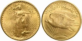 United States of America, 20 Dollars, Philadelphia, 1924
AV (g 33,46; mm 34; h 6)
Fb. 185.
Good extremely fine.