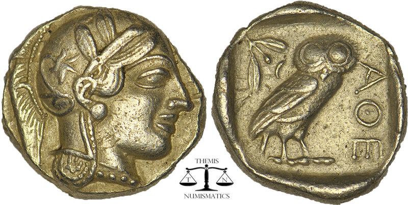 ATTICA. Athens. Tetradrachm AR (Circa 454-404 BC). Obv: Helmeted head of Athena ...