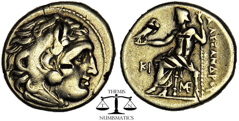 Kingdom of Macedon, Alexander III 'the Great' AR Drachm. Lampsakos, circa 310-30...