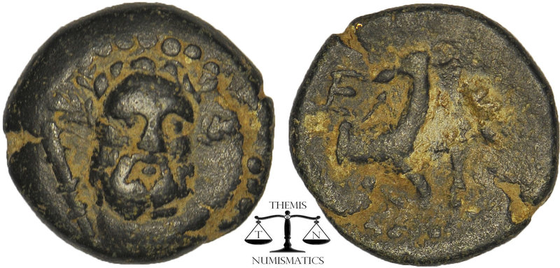 PISIDIA, Selge. 2nd-1st centuries B.C. AE. Laureate and bearded head of Herakles...