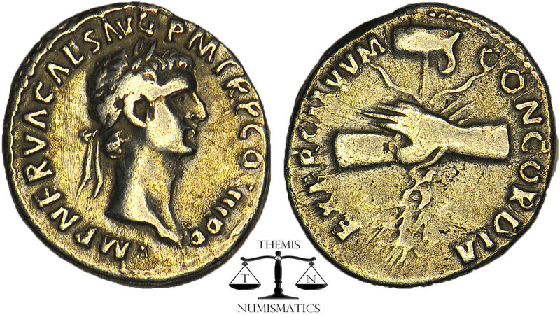 Nerva AD 96-98. Rome Denarius AR . Obv:IMP NERVA CAES AVG P M TR P COS III P P. ...