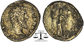 Didius Julianus (AD 193). AR denarius. IMP CAES M DID IVLIAN AVG, laureate head of Didius Julianus right. CONCORD MILIT, Concordia standing facing, he...