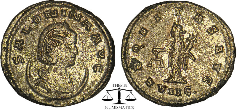 Salonina. Augusta, A.D. 254-268. AR antoninianus . Antioch mint. SALONINA AVG, d...