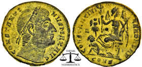 Constantine I. Constantinople, 328 AD. AE follis, 2.58 g. RIC 32. R. Good. 2,7g. 19mm.