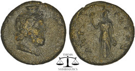 PHRYGIA. Colossae. Pseudo-autonomous. Time of the Severans (193-235). Ae. Obv: Head of Serapis right, wearing calathus.Rev: Isis standing left, holdin...