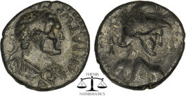 LYCAONIA. Iconium (as Claudiconium). Titus (Caesar, 69-79). Ae. Obv: AYTOKPATωP TITOC KAICAP. Laureate, draped and cuirassed bust right. Rev: KΛAYΔЄIK...
