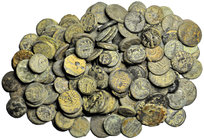 A lot containing 140 bronze coins. All, Greek. . LOT SOLD AS IS, NO RETURNS. Conduction see picture.