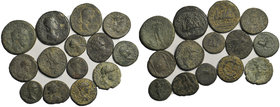 15 bronze roman provinciale coins. LOT SOLD AS IS, NO RETURNS. Conduction see picture.