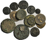 A lot containing 15 ancinent coins. See picture. LOT SOLD AS IS, NO RETURNS. Conduction see picture.