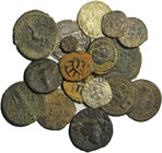 18 mix ancinent coin. LOT SOLD AS IS, NO RETURNS. Conduction see picture.