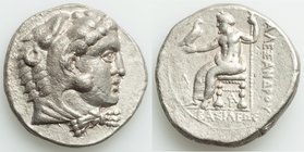 MACEDONIAN KINGDOM. Alexander III the Great (336-323 BC). AR tetradrachm (26mm, 16.81 gm, 6h). VF, porosity. Lifetime or early posthumous issue of Ara...