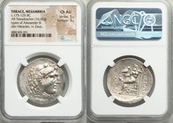 THRACE. Mesambria. Ca. 175-125 BC. AR tetradrachm (32mm, 16.68 gm, 12h). NGC Choice AU 5/5 - 3/5. Late posthumous issue in the name and types of Alexa...