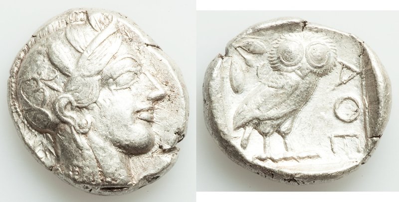 ATTICA. Athens. Ca. 440-404 BC. AR tetradrachm (25mm, 17.14 gm, 10h). VF. Mid-ma...
