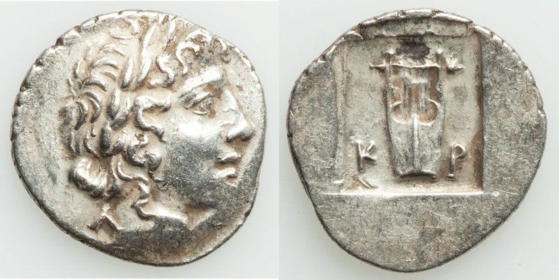 LYCIAN LEAGUE. Cragus. Ca. 1st century BC. AR hemidrachm (15mm, 1.74 gm, 12h). X...
