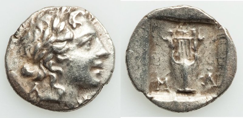 LYCIAN LEAGUE. Masicytes. Ca. 1st century BC. AR hemidrachm (14mm, 1.55 gm, 12h)...