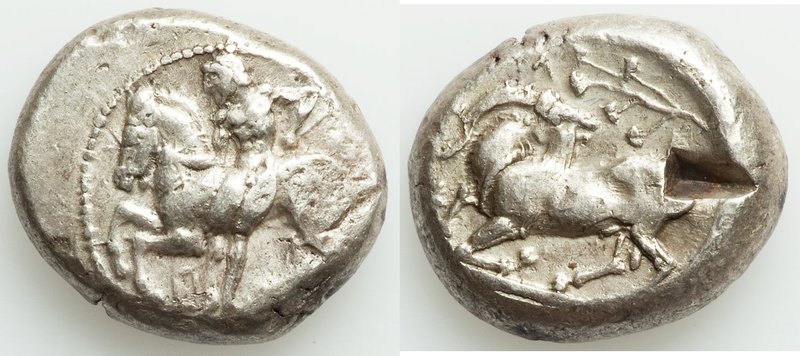 CILICIA. Celenderis. Ca. 425-350 BC. AR stater (20mm, 10.75 gm, 6h). VF, test cu...