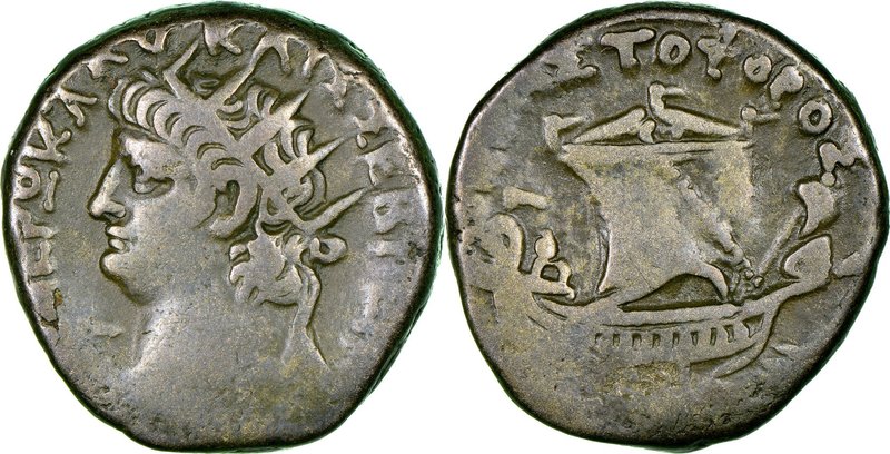 EGYPT. Alexandria. Nero (AD 54-68). BI tetradrachm (23mm, 13.31 gm, 11h). NGC Ch...