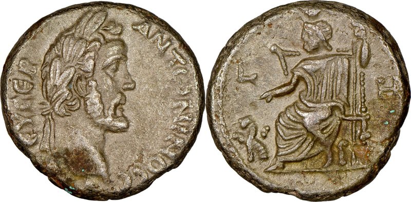 EGYPT. Alexandria. Antoninus Pius (AD 138-161). BI tetradrachm (23mm, 13.26 gm, ...