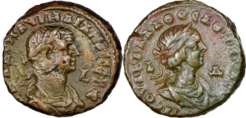 EGYPT. Alexandria. Aurelian and Vabalathus (AD 270-272). BI tetradrachm (20mm, 9...